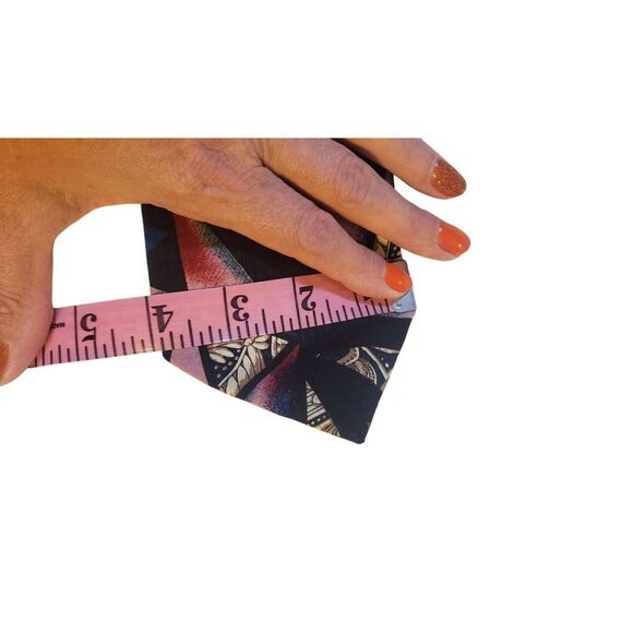 Johnny‎ Carson Neck Tie Mens Luxury Multicolor Abstract Business Church Designer - Picture 11 of 12